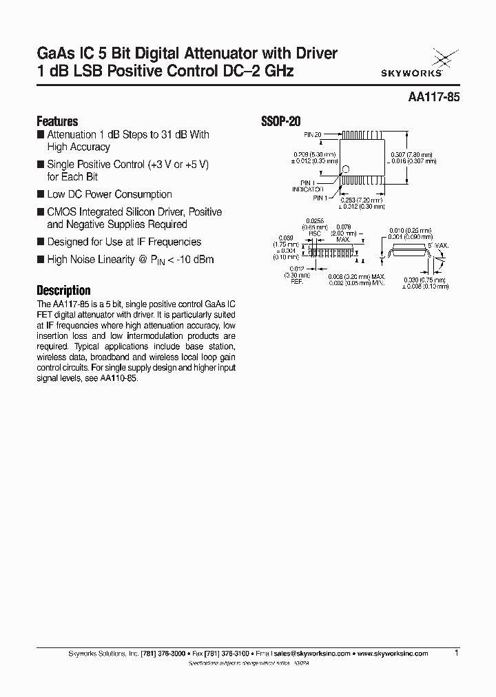 AA117-85_226506.PDF Datasheet