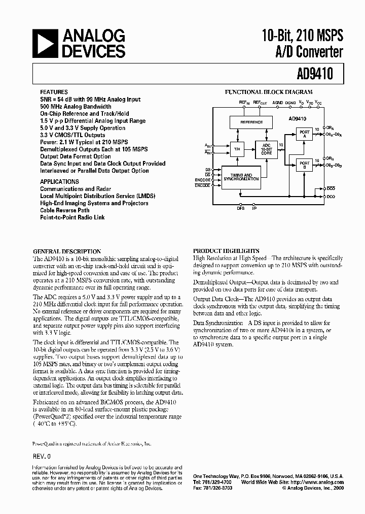 AD9410_245669.PDF Datasheet