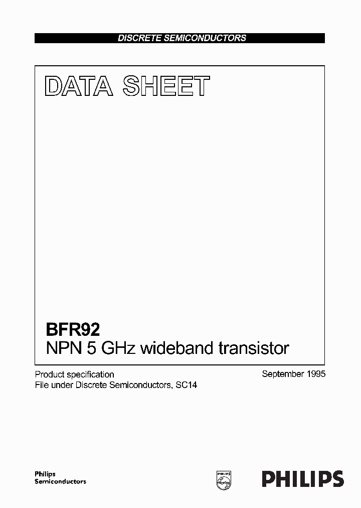 BFR92_223891.PDF Datasheet