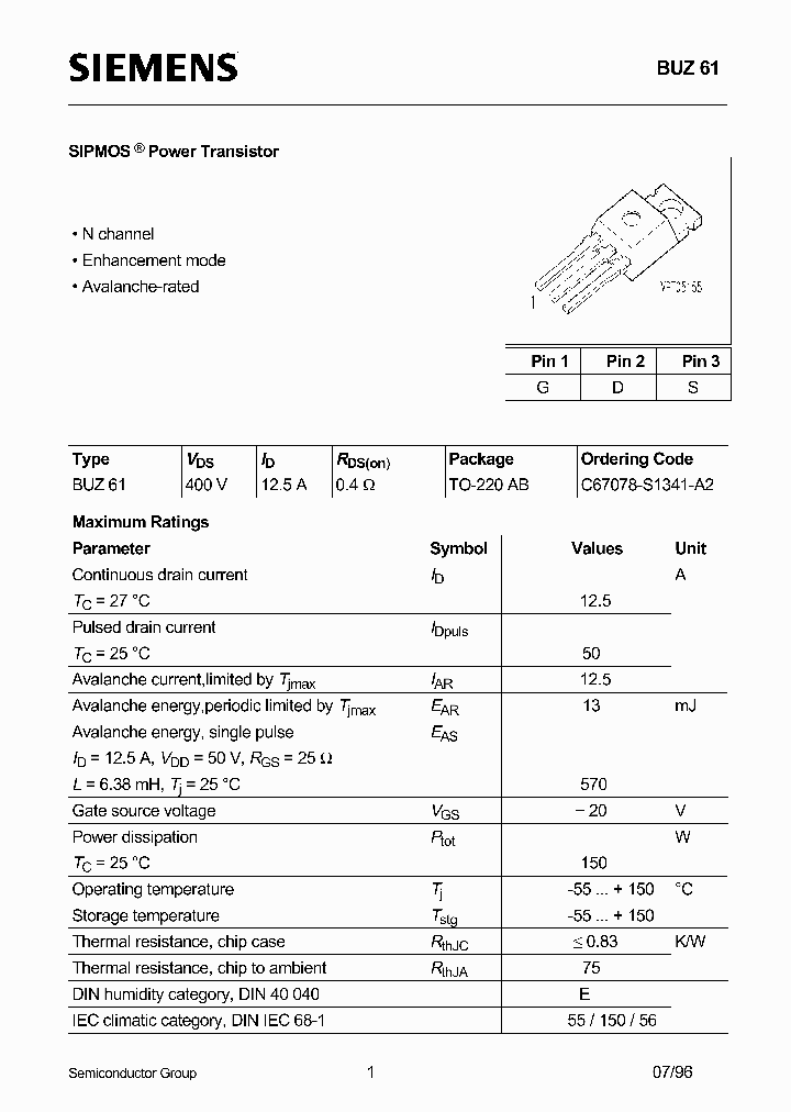 BUZ61_204132.PDF Datasheet