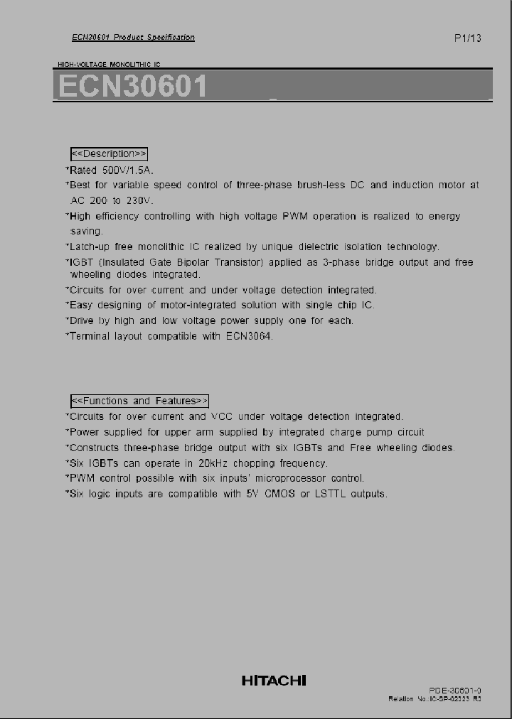 ECN30601SP_241399.PDF Datasheet