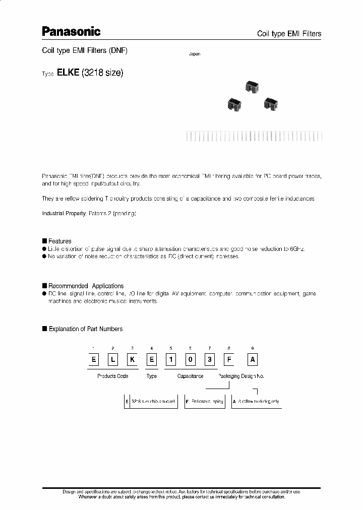 ELKE103FA_227755.PDF Datasheet