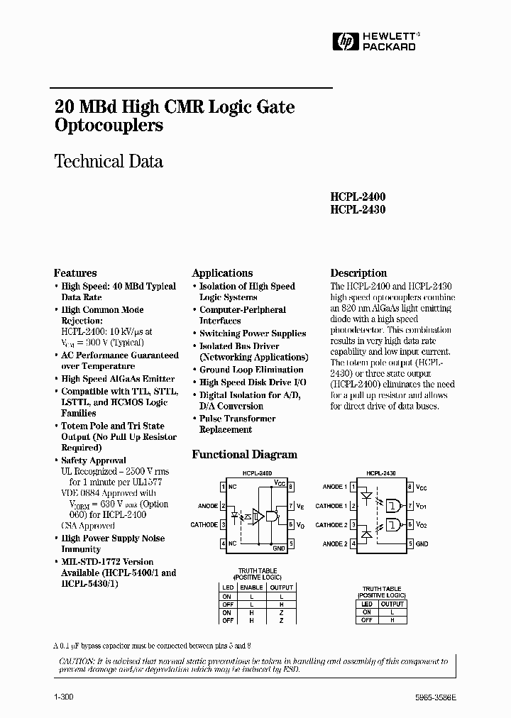 HCPL2400_252689.PDF Datasheet