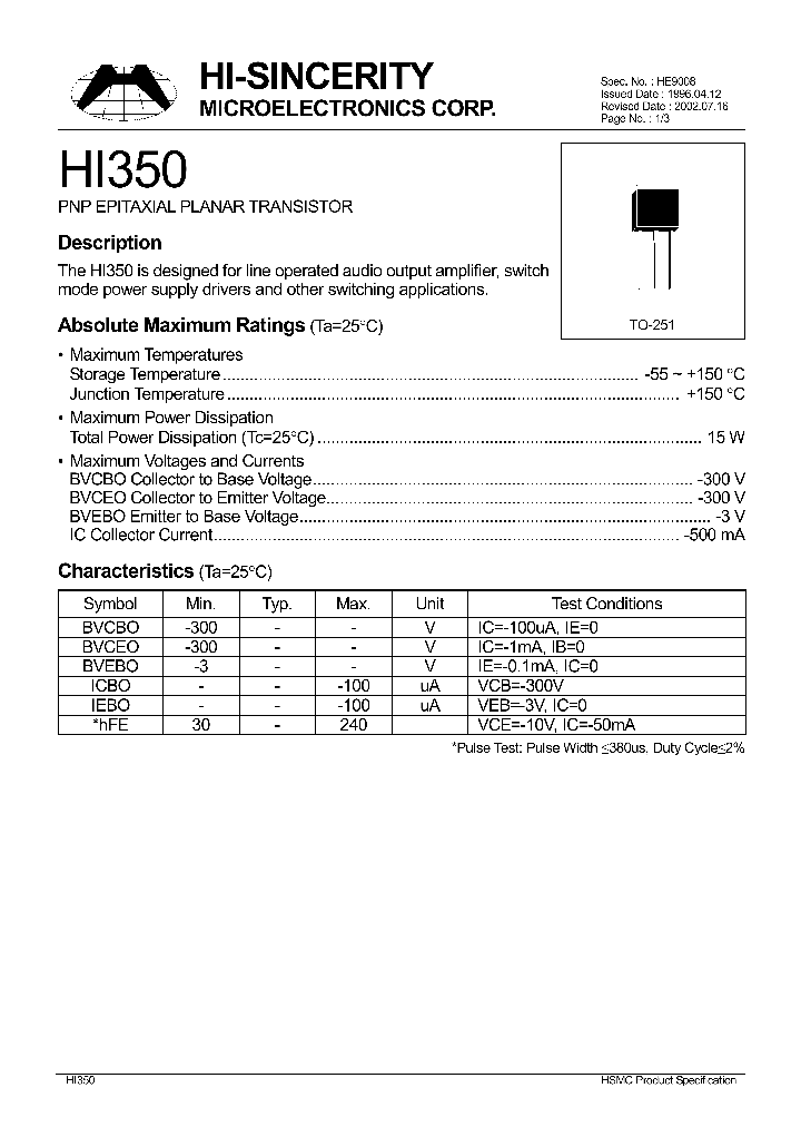 HI350_245266.PDF Datasheet