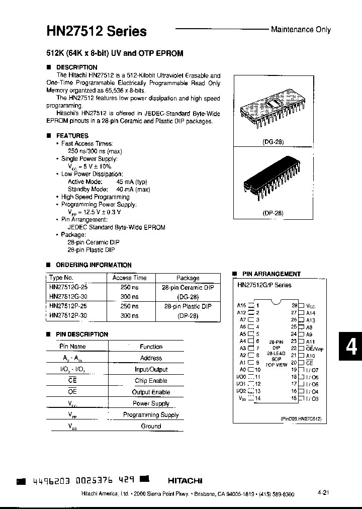 HN27512_228456.PDF Datasheet