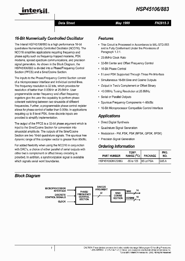 HSP45106GM-25883_248318.PDF Datasheet