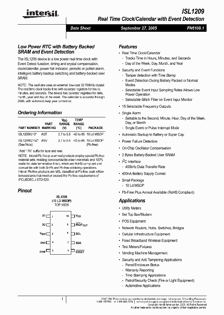 ISL1209_204082.PDF Datasheet