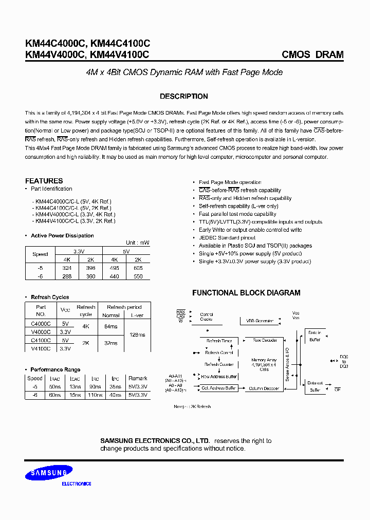 KM44V4100C_249108.PDF Datasheet