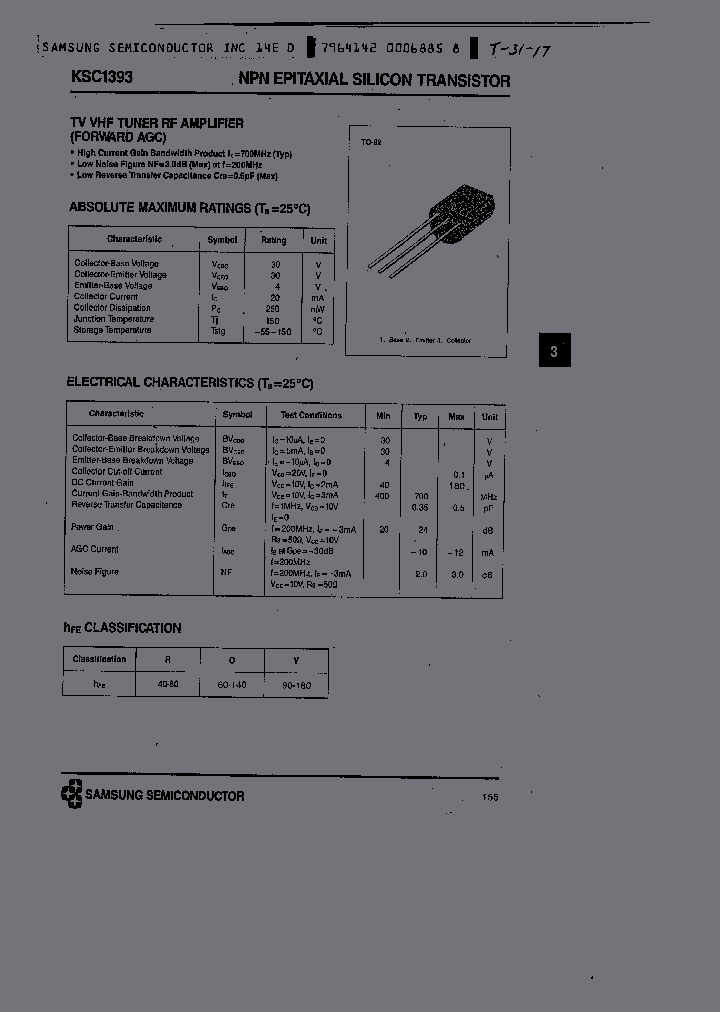 KSC1393_256719.PDF Datasheet