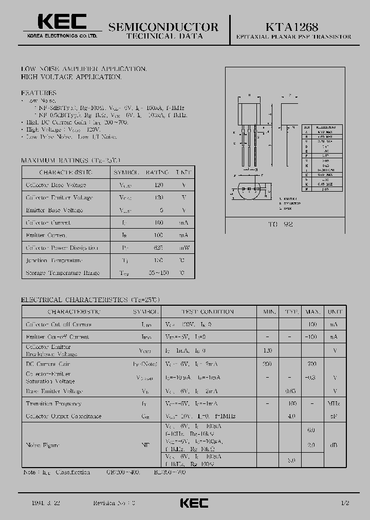 KTA1268_228309.PDF Datasheet