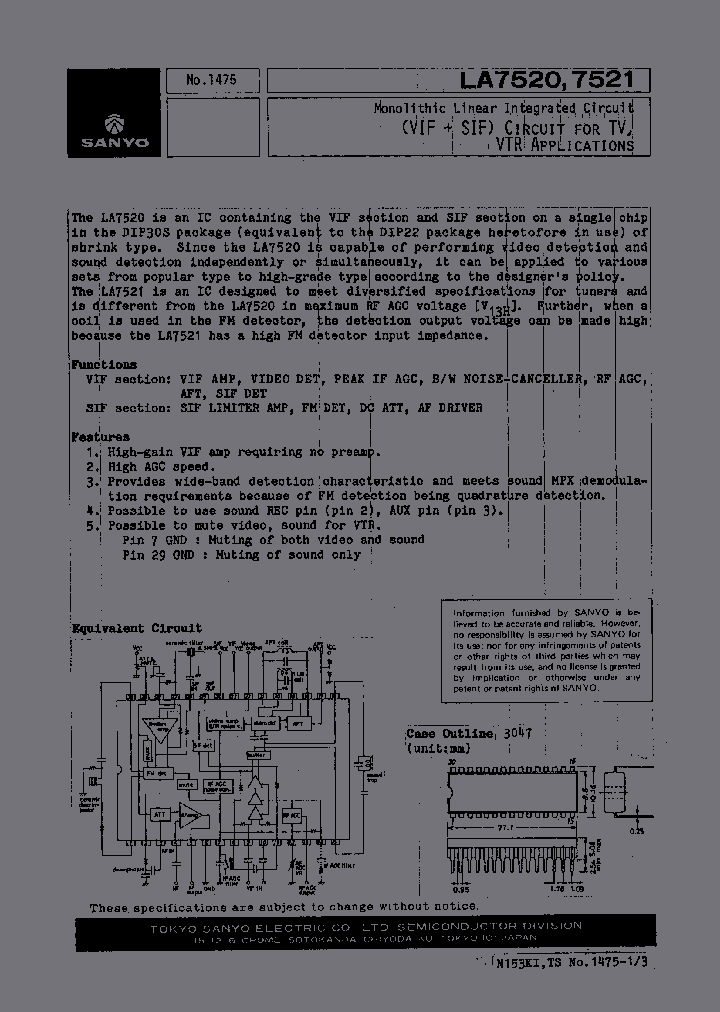 LA7520_232869.PDF Datasheet