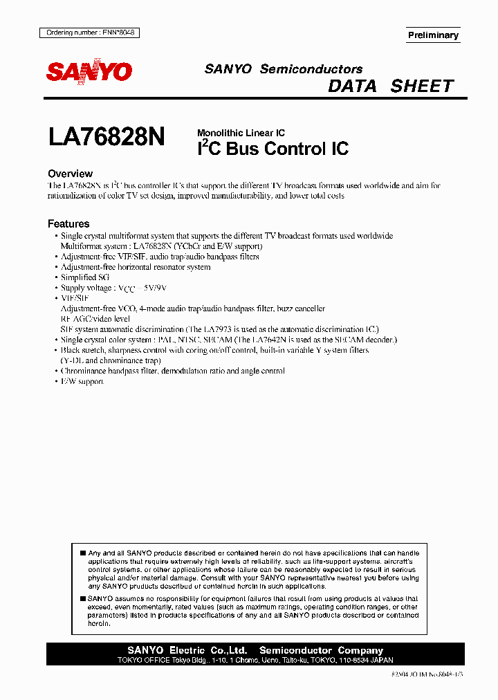LA76828N_216257.PDF Datasheet
