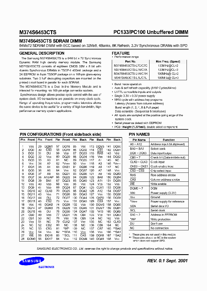 M374S6453CTS_257193.PDF Datasheet