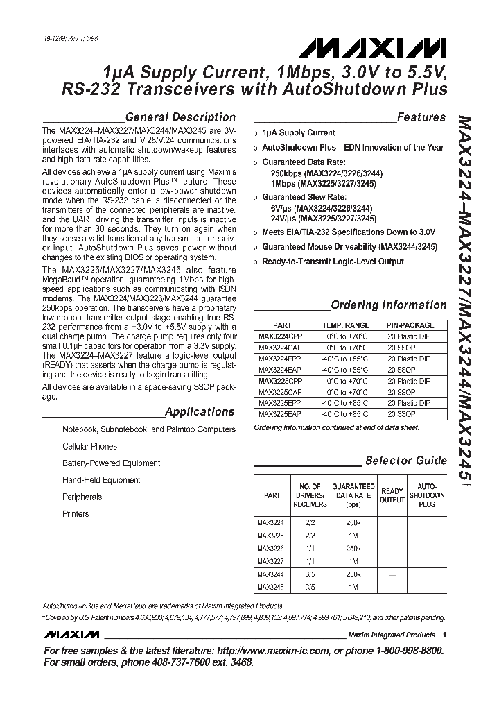 MAX3244_237548.PDF Datasheet