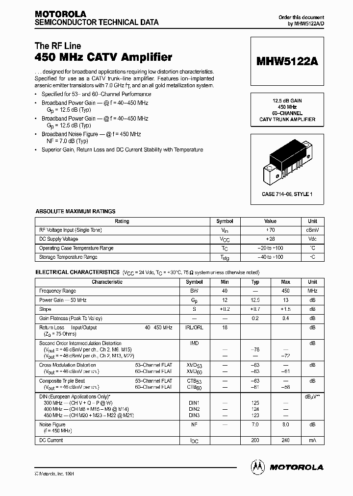 MHW5122_258009.PDF Datasheet