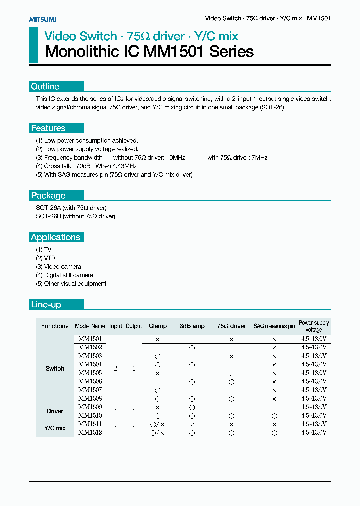 MM1511_238814.PDF Datasheet