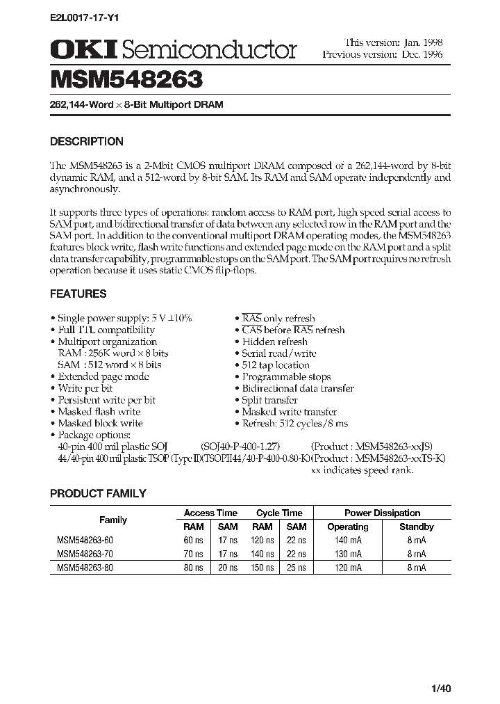MSM548263_245418.PDF Datasheet