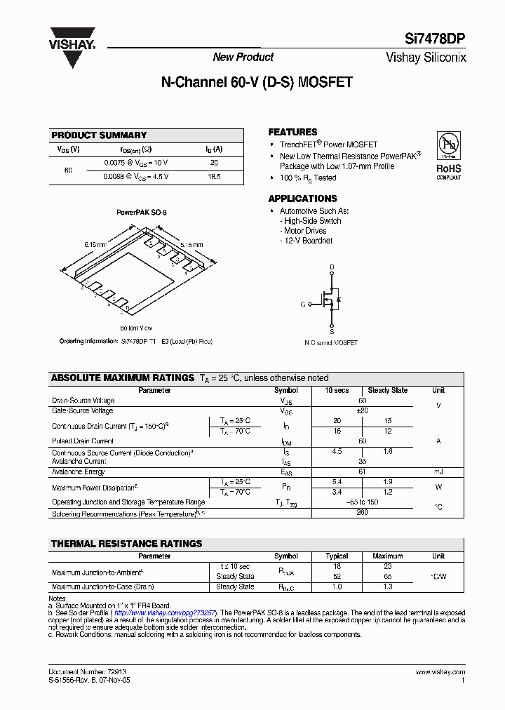 SI7478DP-T1-E3_246186.PDF Datasheet