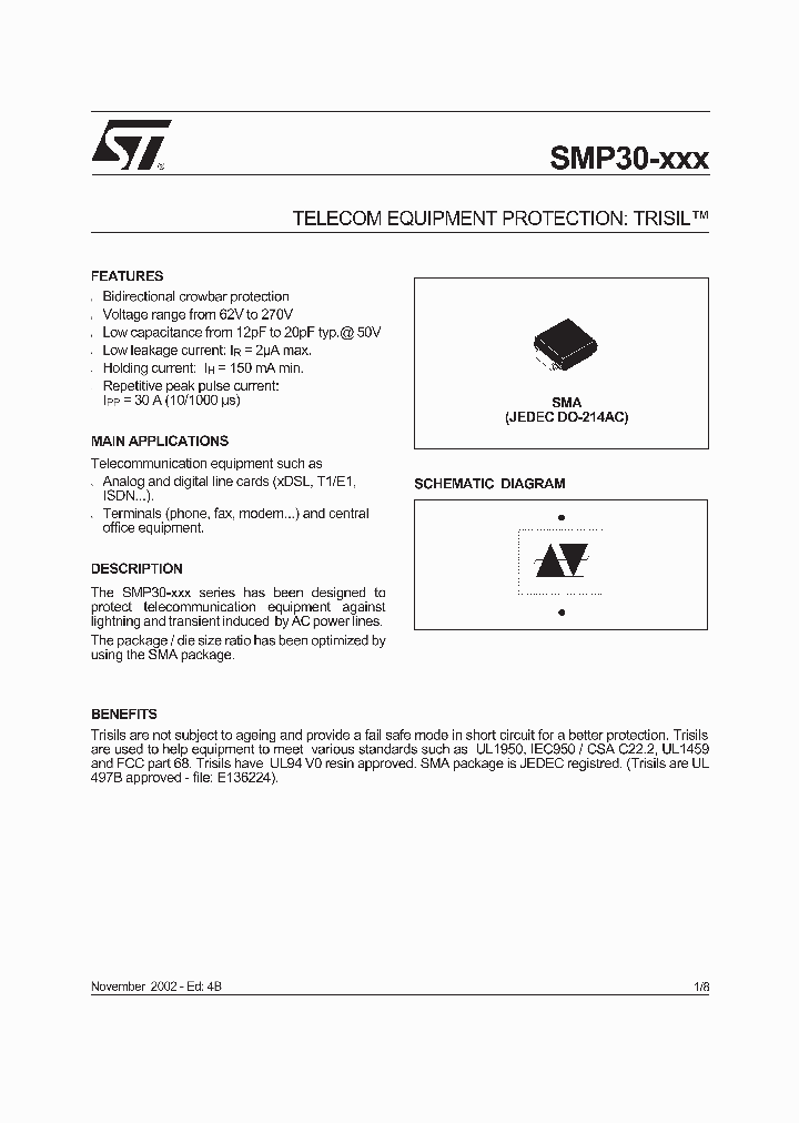 SMP30_218030.PDF Datasheet