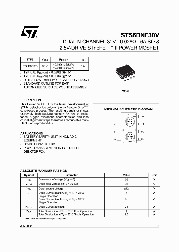 STS6DNF30V_242136.PDF Datasheet