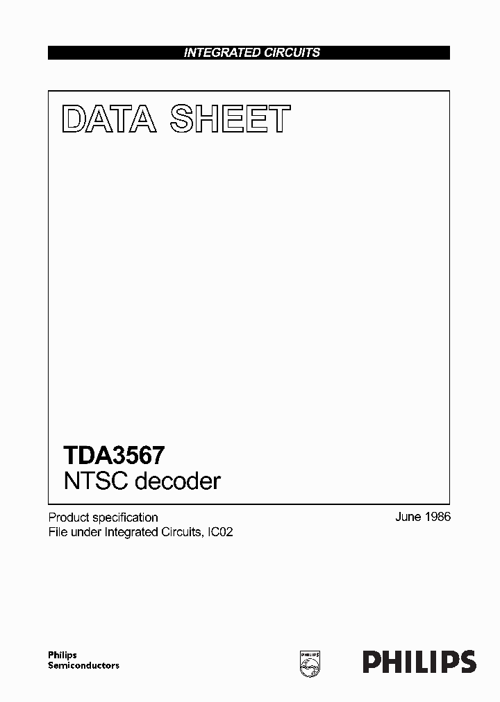 TDA3567_226435.PDF Datasheet