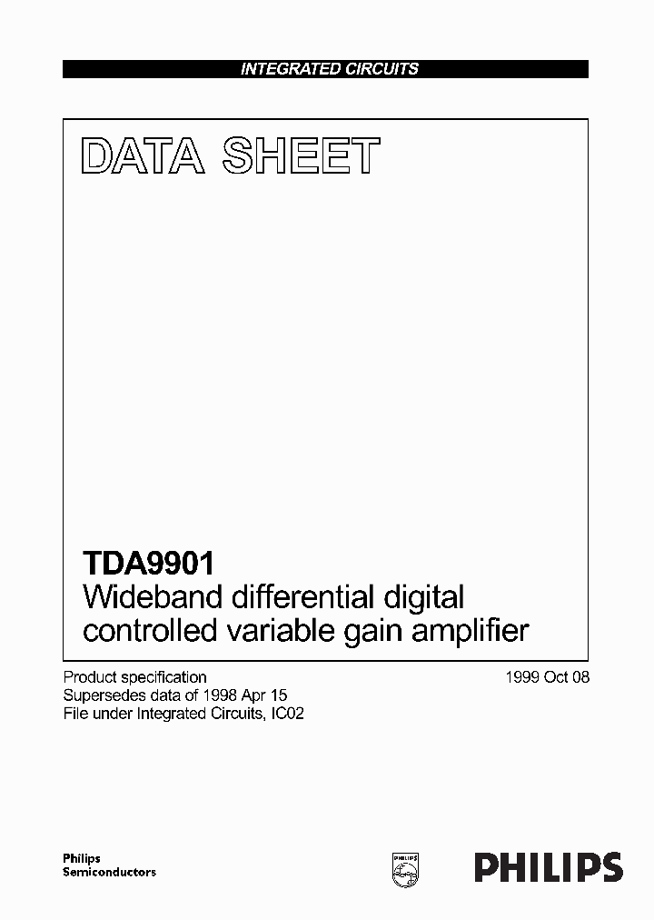 TDA9901_233599.PDF Datasheet