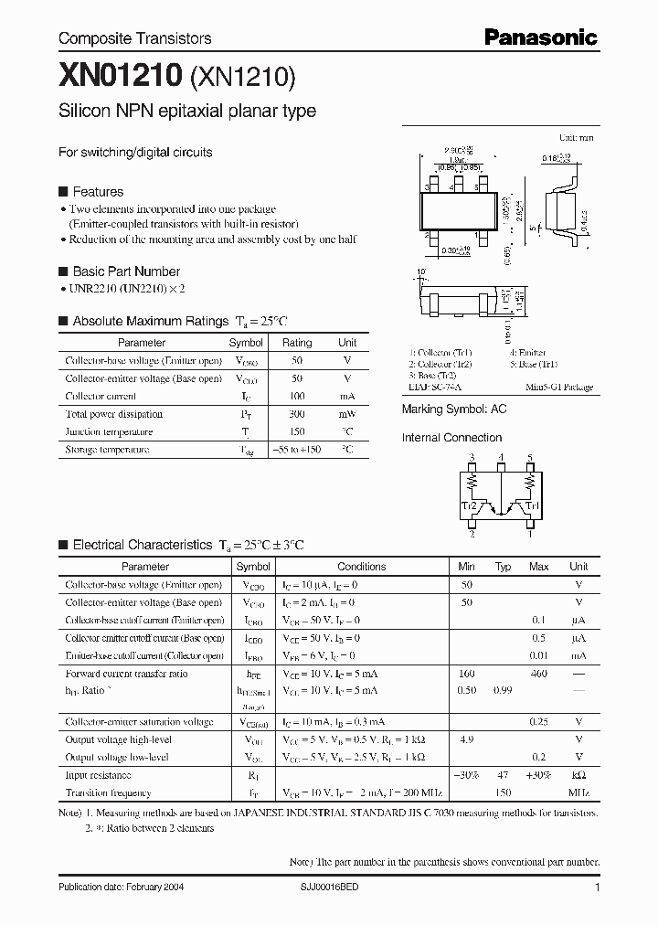 XN01210_242967.PDF Datasheet