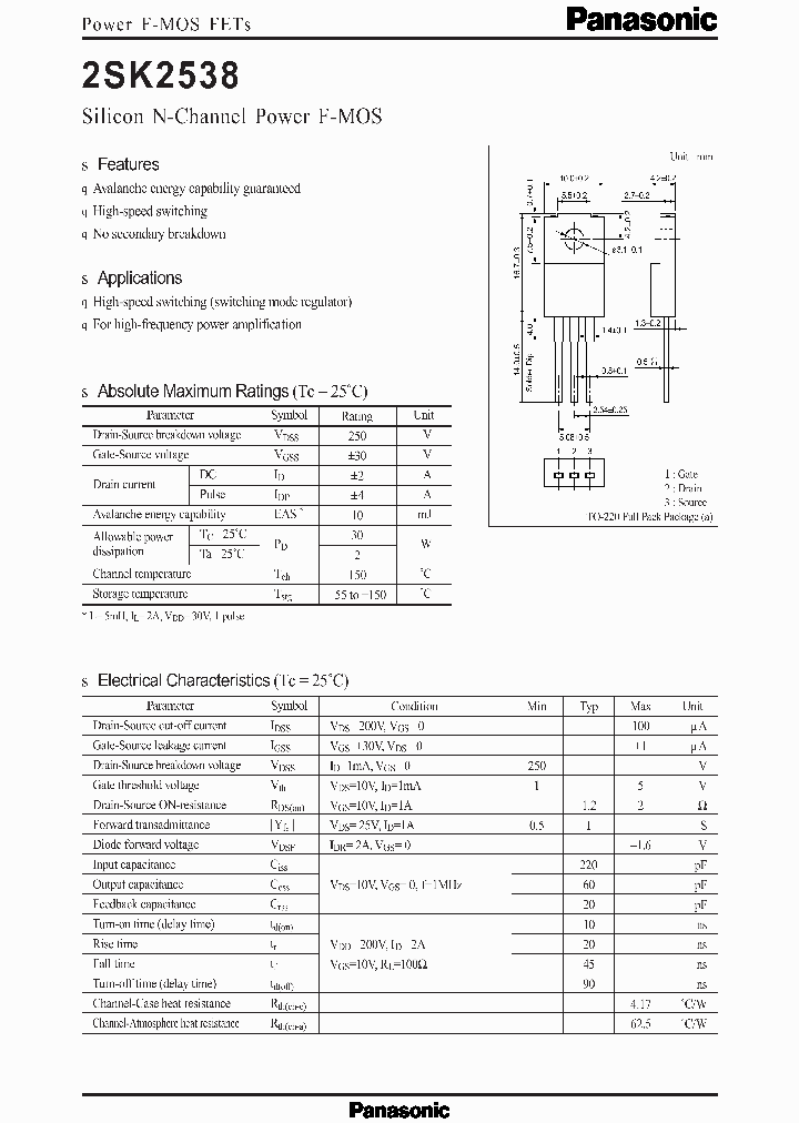 2SK2538_244116.PDF Datasheet