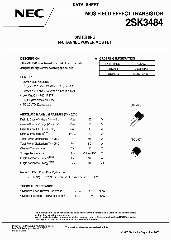 2SK3484_272006.PDF Datasheet