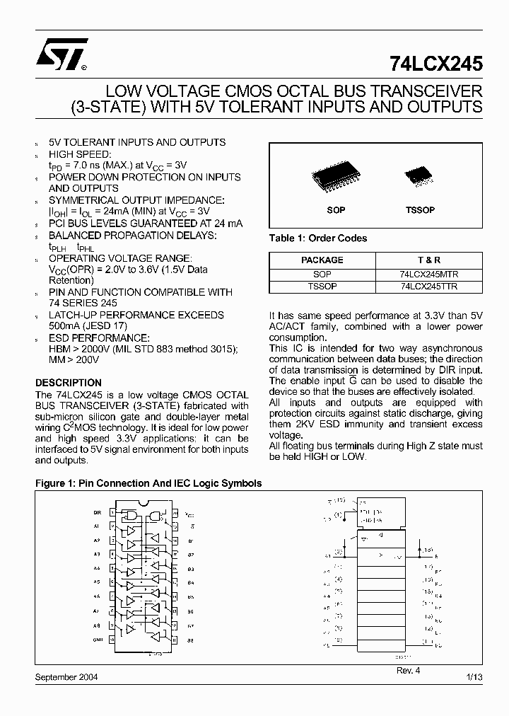 74LCX245TTR_219395.PDF Datasheet