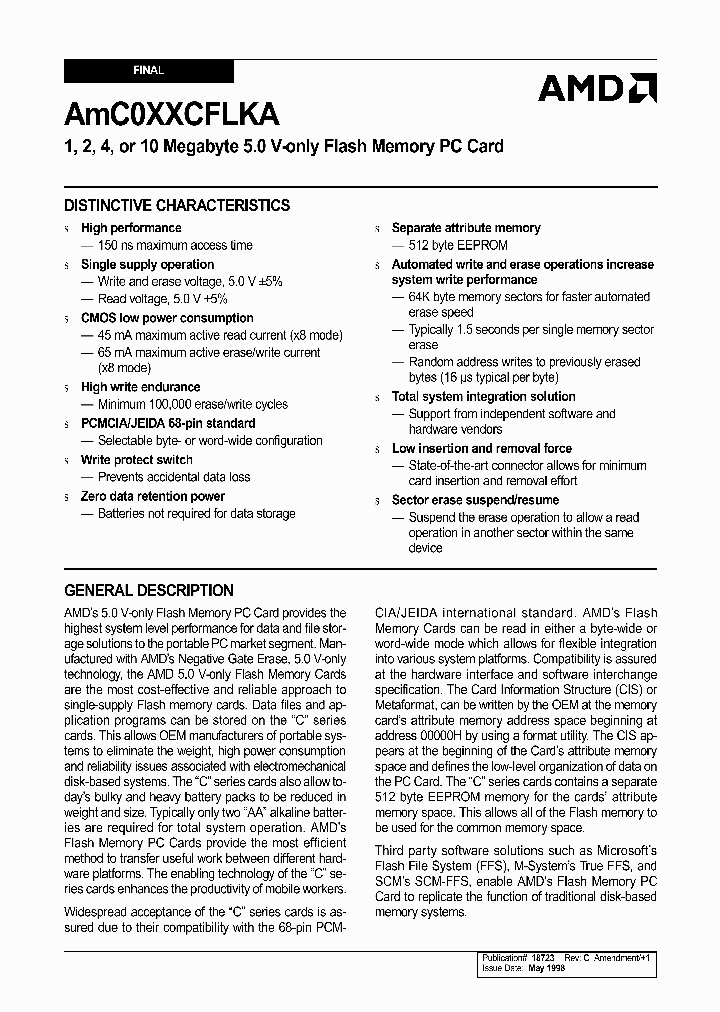 AMC002CFLK_205510.PDF Datasheet