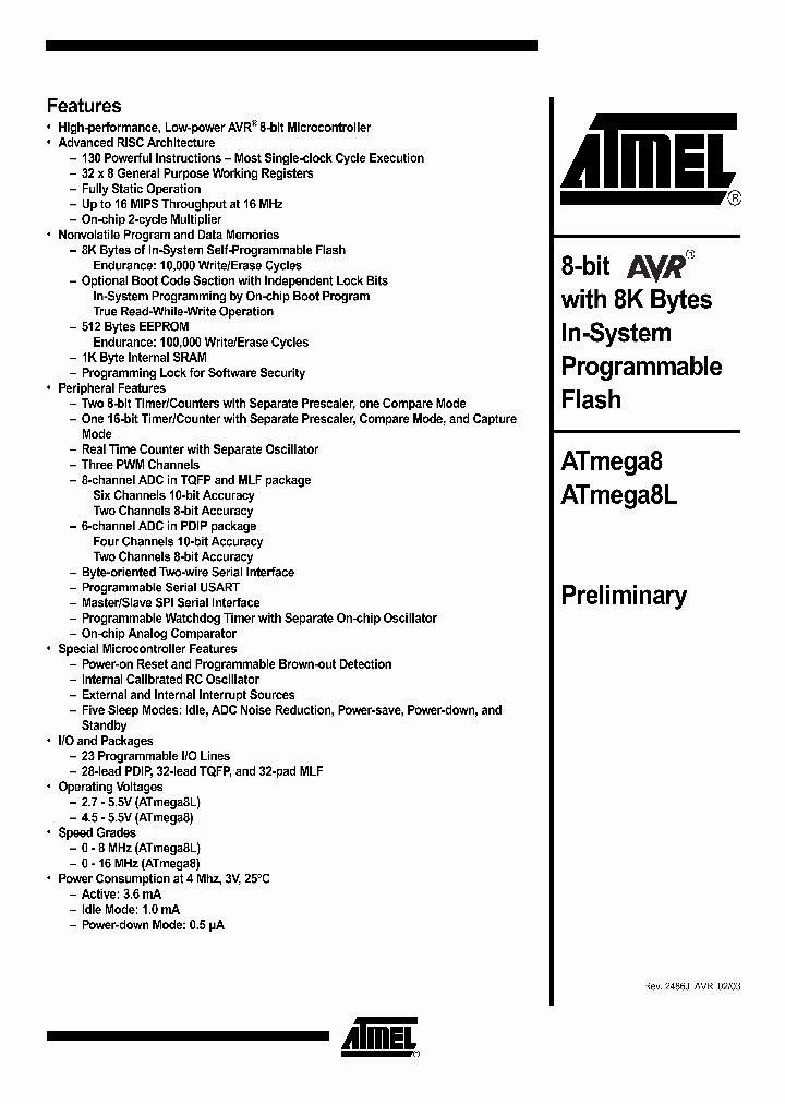 ATMEGA8L-8_192963.PDF Datasheet