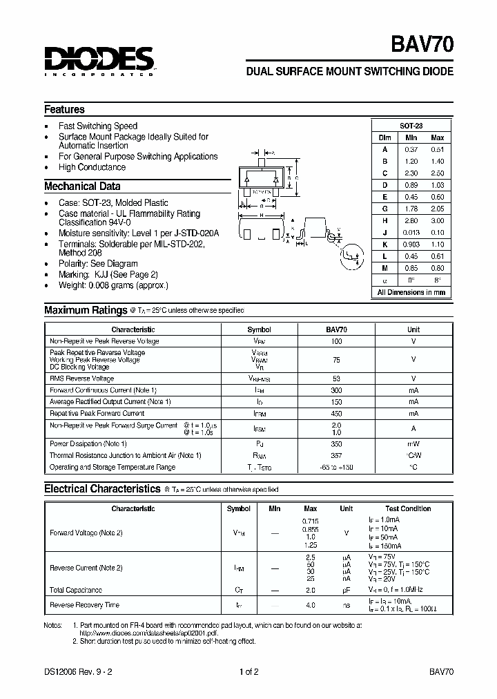 BAV70-7_214511.PDF Datasheet