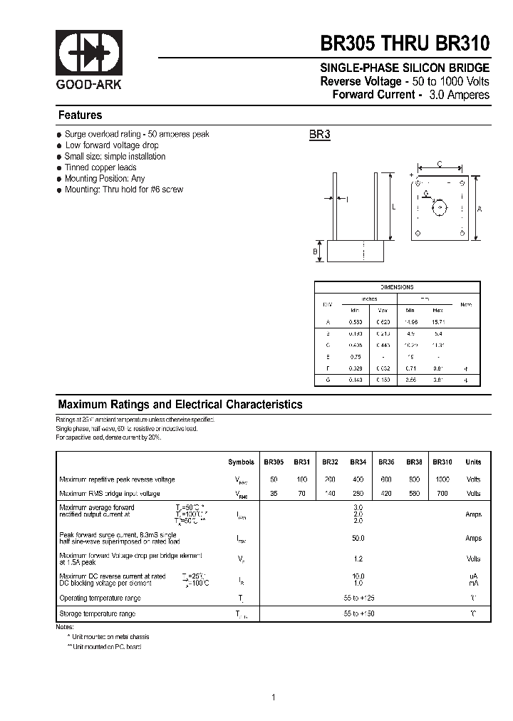 BR305_197601.PDF Datasheet