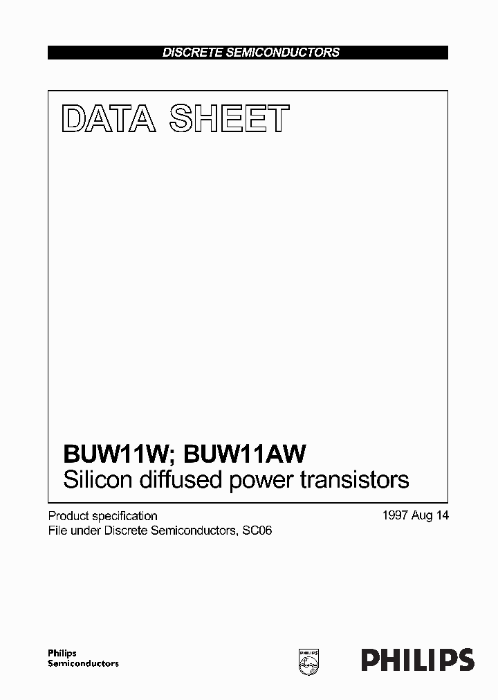 BUW11AW_212682.PDF Datasheet