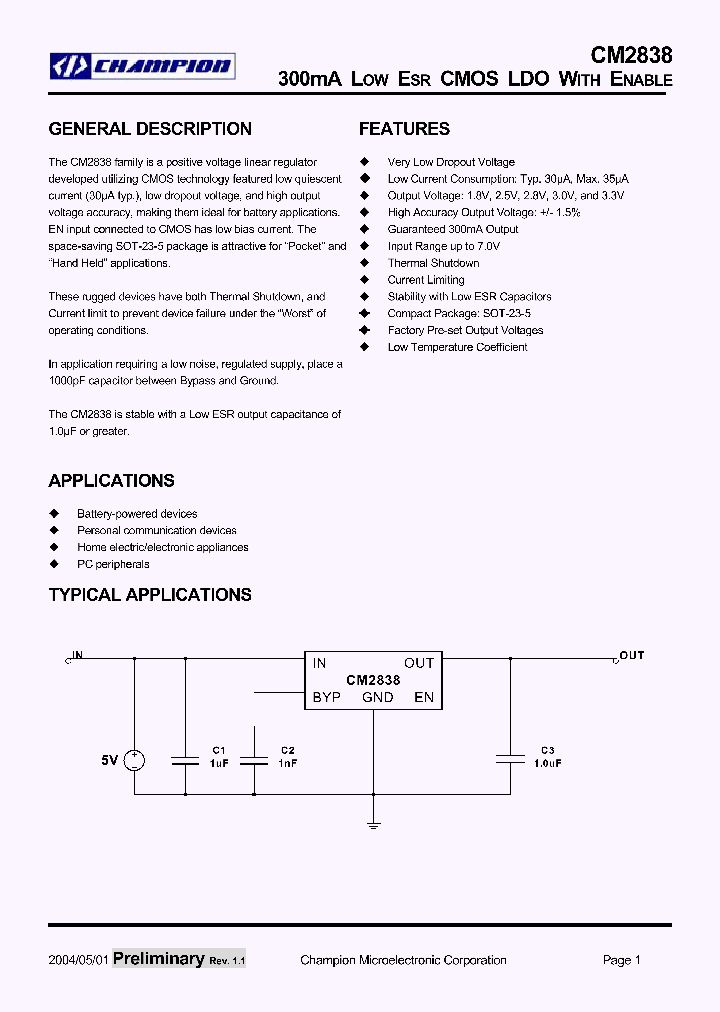 CM2838_226771.PDF Datasheet