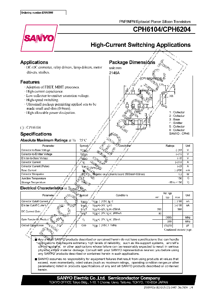 CPH6104_169450.PDF Datasheet