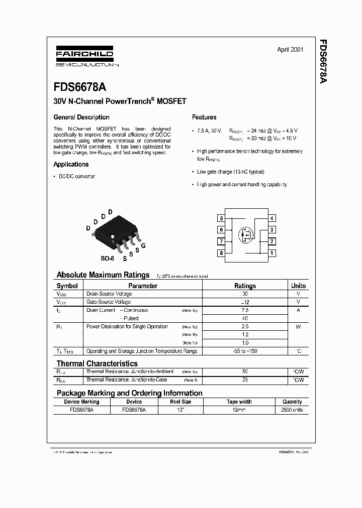 FDS6678A_217357.PDF Datasheet