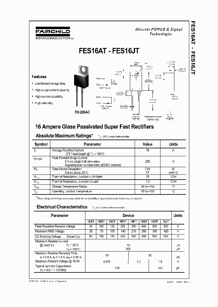 FES16JT_212873.PDF Datasheet