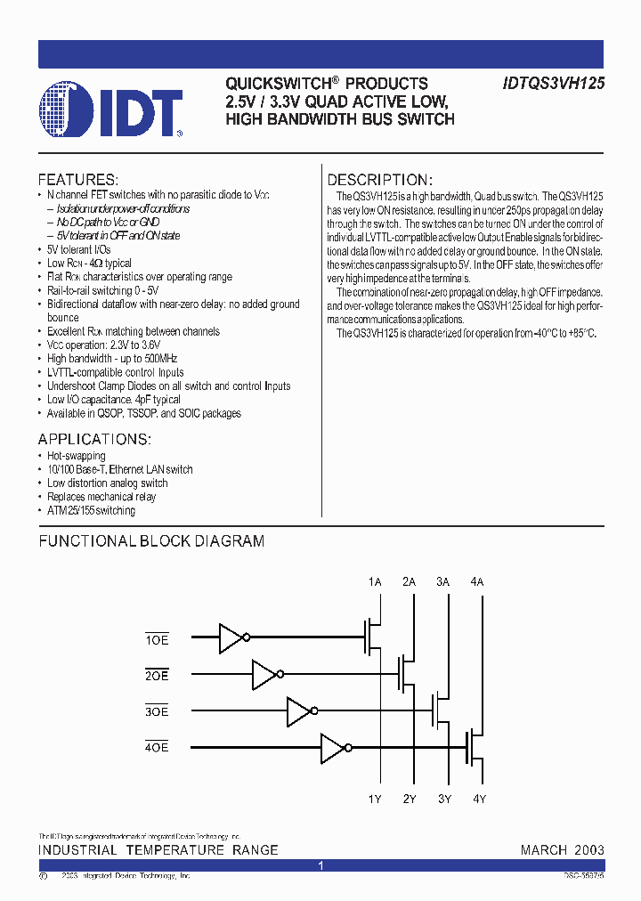 IDTQS3VH125_216286.PDF Datasheet