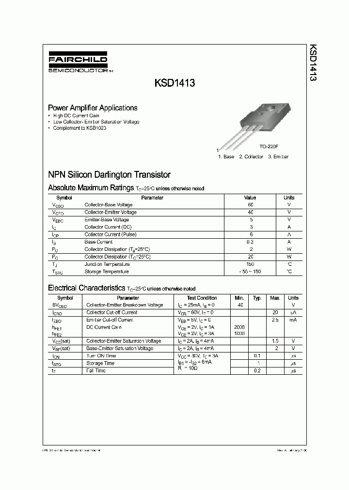 KSD1413_299006.PDF Datasheet