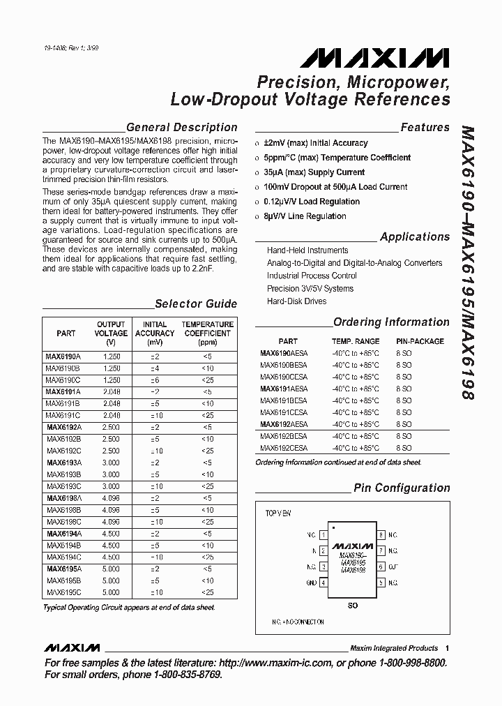 MAX6198A_2155.PDF Datasheet