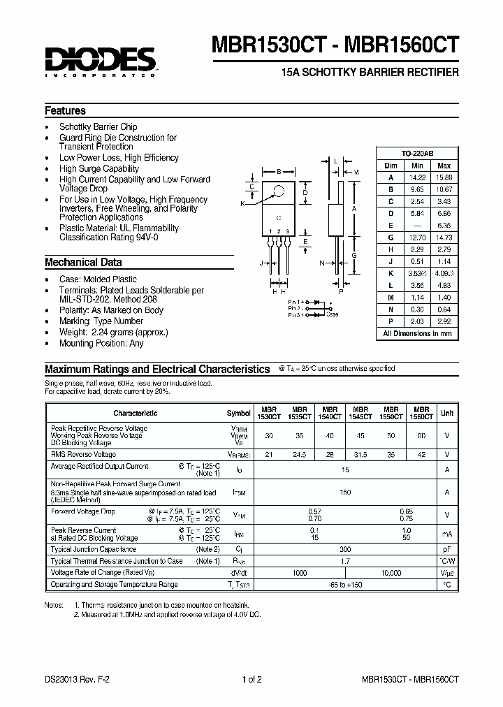 MBR1545CT_78677.PDF Datasheet