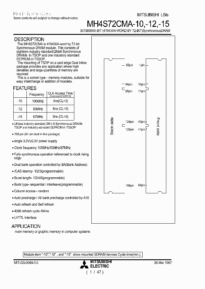MH4S72CMA-10_238403.PDF Datasheet