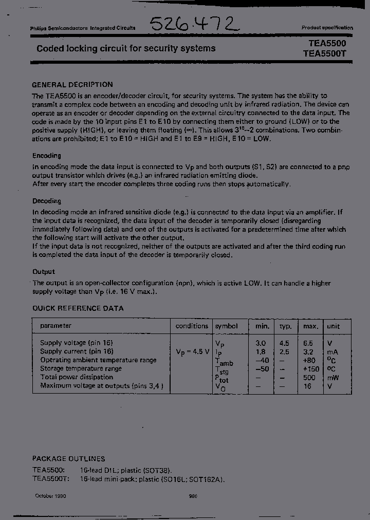 TEA5500_214573.PDF Datasheet