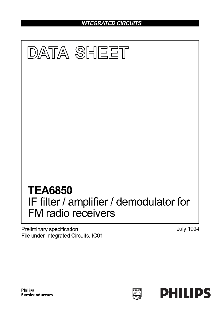 TEA6850_211514.PDF Datasheet