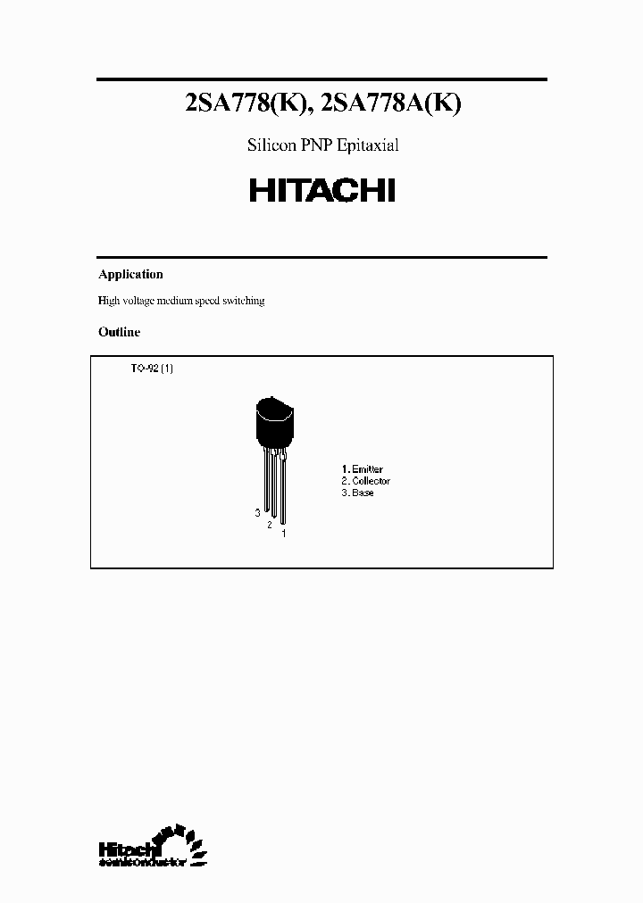 2SA778K2SA778AK_313646.PDF Datasheet