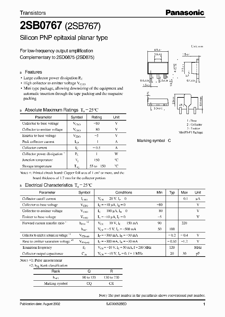 2SB0767_335982.PDF Datasheet