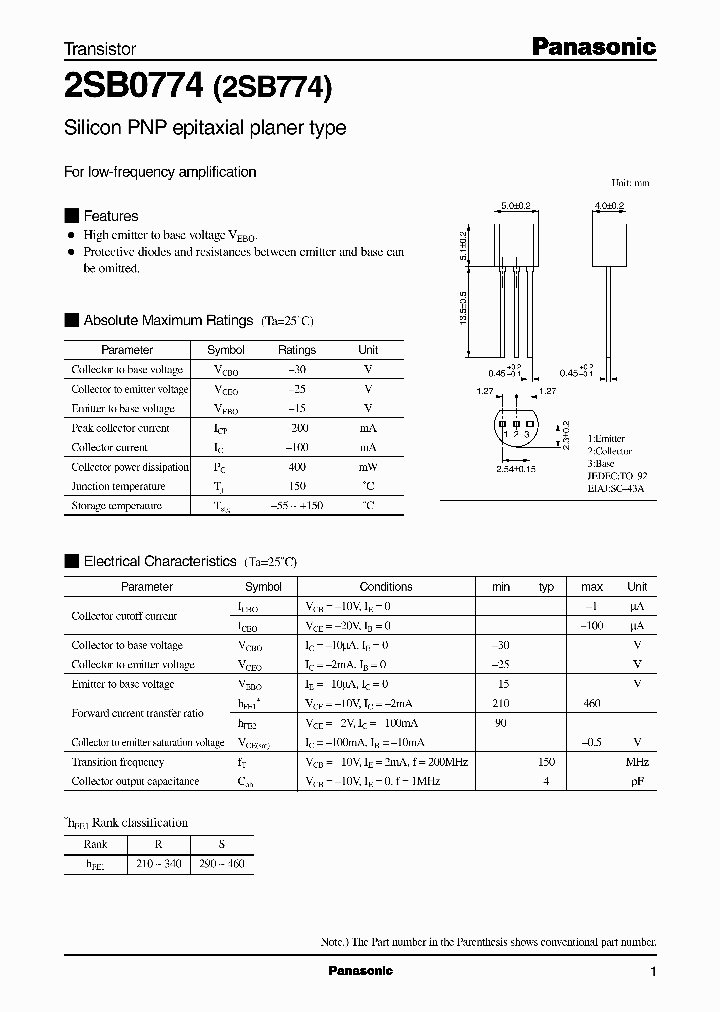 2SB774_352128.PDF Datasheet