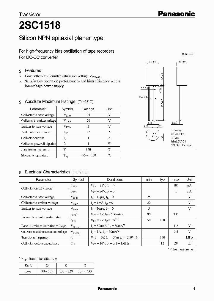 2SC1518_198738.PDF Datasheet